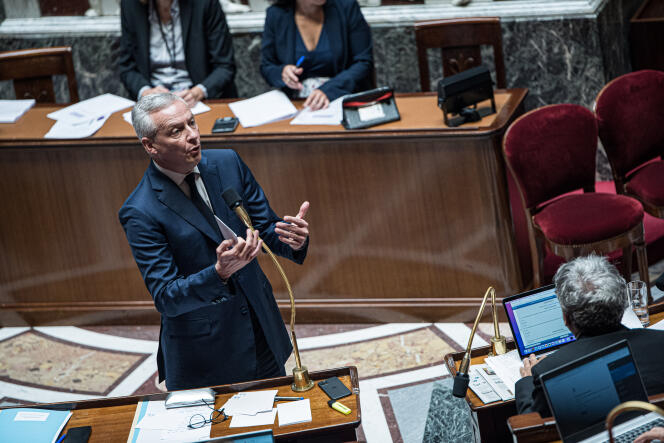 Bruno Le Maire, à l’Assemblée nationale, le 22 juillet 2022.