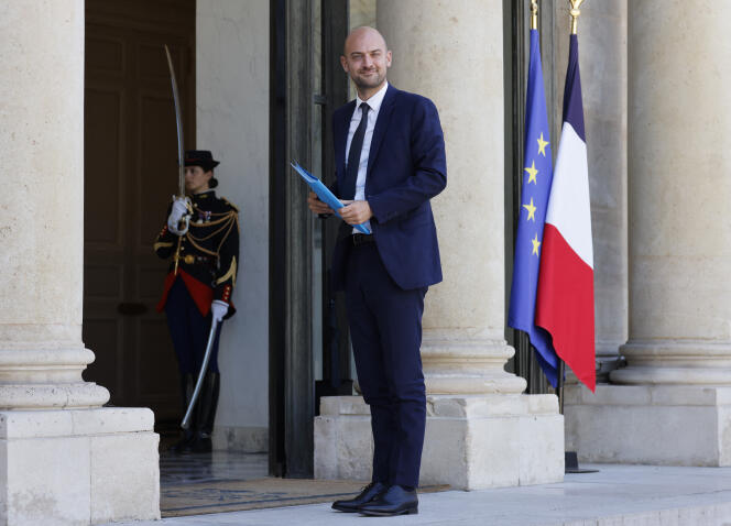 Jean-Noël Barrot, ministre délégué chargé de la transition numérique et des télécommunications, à Paris, le 4 juillet 2022.