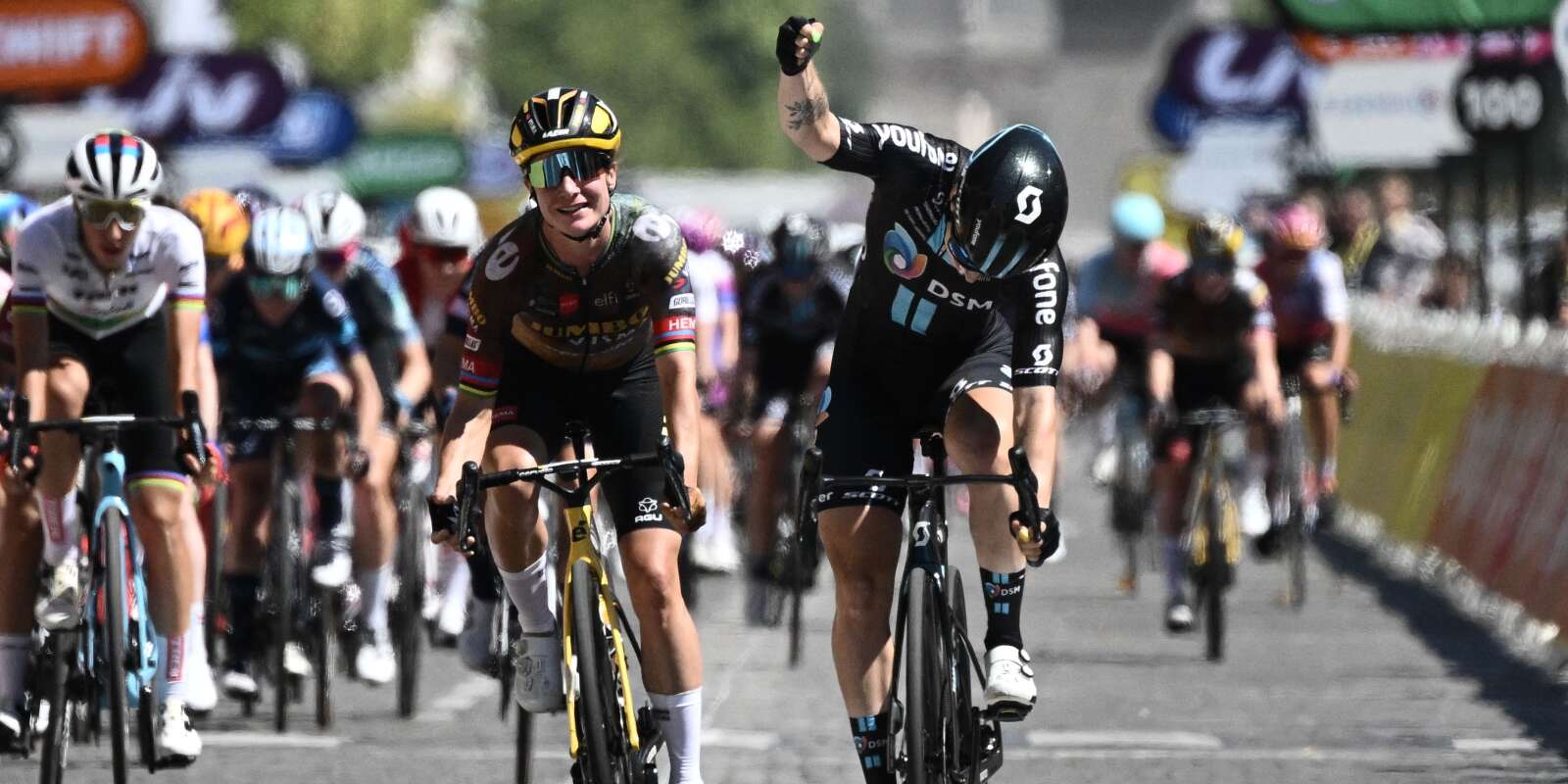 Tour de France Femmes : premier maillot jaune pour Lorena Wiebes, revivez  la première étape