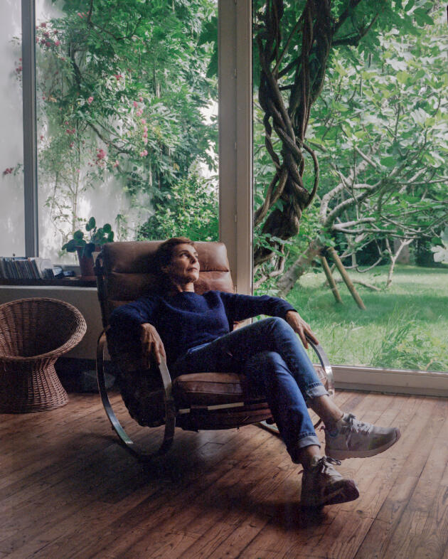 Ann Veronica Janssens, at her home in Uccle, near Brussels, July 27, 2022.