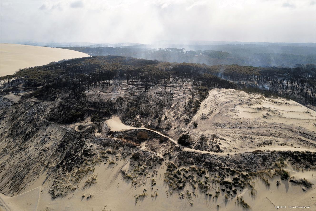 Incendies en Gironde la dune du Pilat sera à nouveau accessible dès
