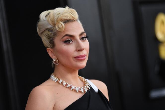 Lady Gaga at the 64th Grammy ceremony in Las Vegas on July 20, 2022.