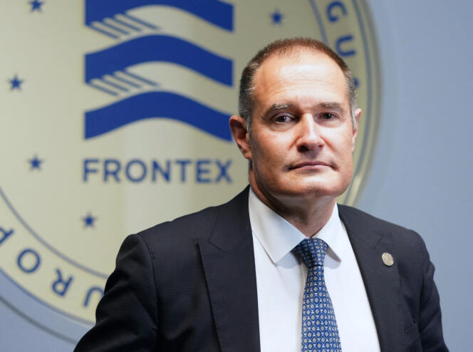 Fabrice Leggeri, au siège de Frontex à Varsovie, en Pologne, le 16 novembre 2021. 