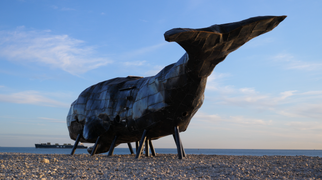 « The whale », de Joep Van Lieshout.