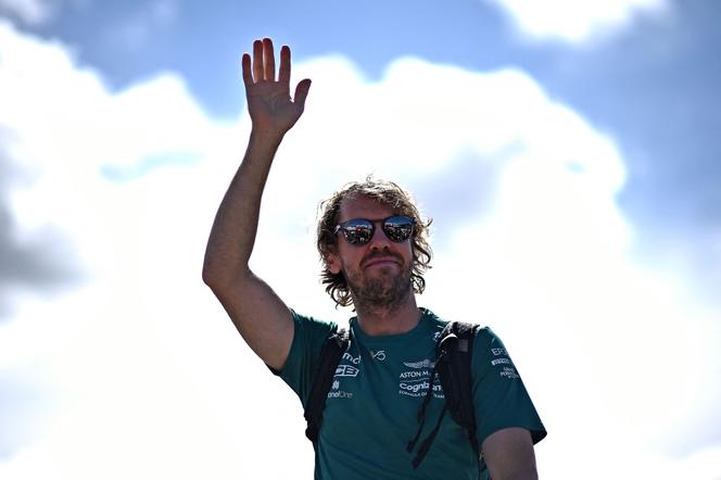 Le pilote allemand d’Aston Martin Sebastian Vettel, lors du Grand Prix de F1 de Grande-Bretagne, à Silverstone, le 3 juillet 2022.