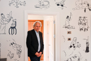 Nick Rodwell at the opening of the first Tintin Suite at the Hotel Amigo in Brussels, Belgium on June 10, 2021.
