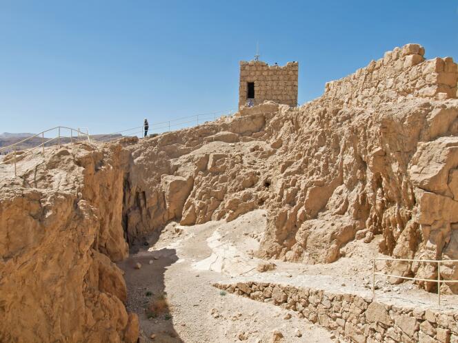 Les ruines du château d’Hérode le Grand, dans la forteresse de Massada, en Israël.