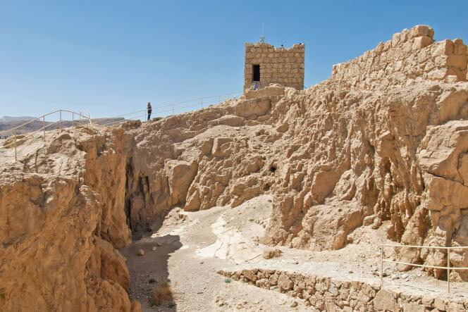 Les ruines du château d’Hérode le Grand, dans la forteresse de Massada, en Israël.