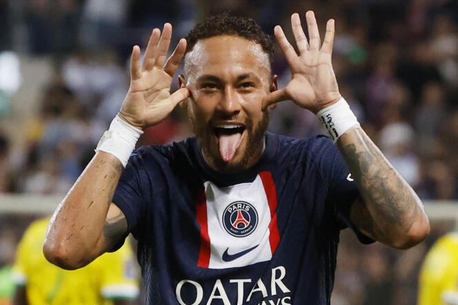 Brazil's Neymar scored twice as PSG beat FC Nantes (4-0) during the Champions Trophy Sunday, July 31, in Tel Aviv, Israel. 