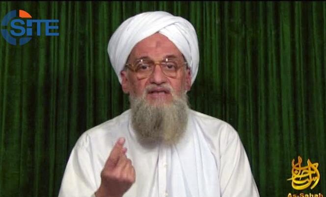 This file handhout picture of a video grab provided by the SITE Intelligence Group on February 12, 2012 shows Al-Qaeda's chief Ayman al-Zawahiri at an undisclosed location making an announcment in a video-relayed audio message posted on jihadist forums.