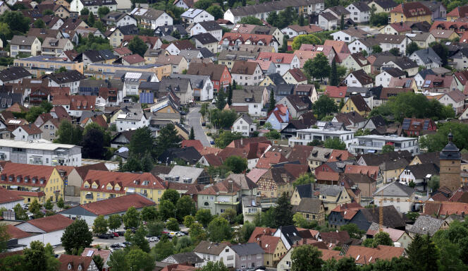 Un quartier résidentiel de la ville de Bad Staffelstein (Allemagne), le 18 juillet 2022.
