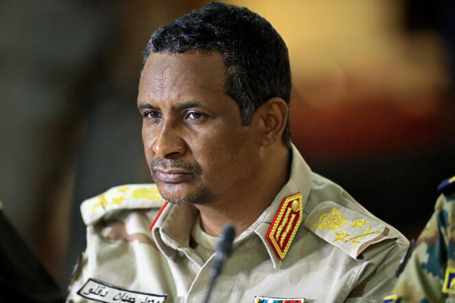 Le général soudanais Mohamed Hamdan Daglo, à Khartoum, le 8 juin 2022.