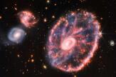 Le télescope James-Webb révèle une spectaculaire image de la galaxie de la Roue de chariot