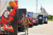 L’exposition « SOS Méditerranée, un engagement citoyen » est présentée à Port-Carmargue cet été.
