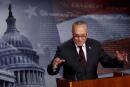 U.S. Senate Majority Leader Chuck Schumer (D-NY) holds a news conference to tout the a $430 billion drug pricing, energy and tax bill championed by Democrats at the U.S. Capitol in Washington, U.S. August 5, 2022. REUTERS/Jonathan Ernst