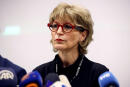 FILE PHOTO: Secretary General of Amnesty International, Agnes Callamard speaks at a press conference to announce the organisation's 211-page report named "Israel's Apartheid Against Palestinians: Cruel System of Domination and Crime Against Humanity" at the St George Hotel, in East Jerusalem, February 1, 2022. REUTERS/Ronen Zvulun/File Photo