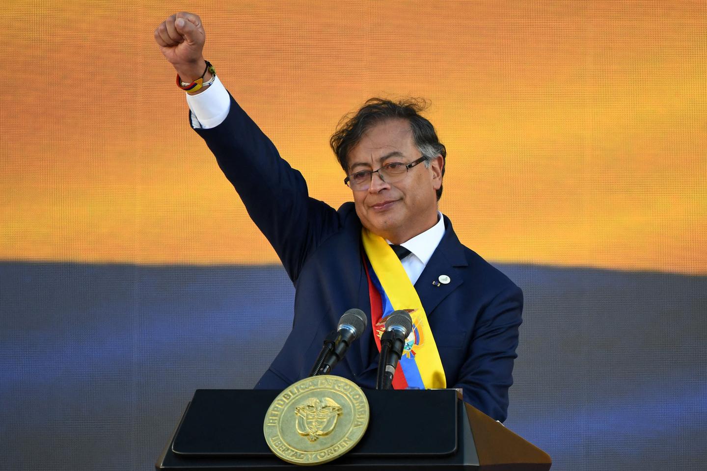 In Colombia, Gustavo Petro is sworn in and the country's first
