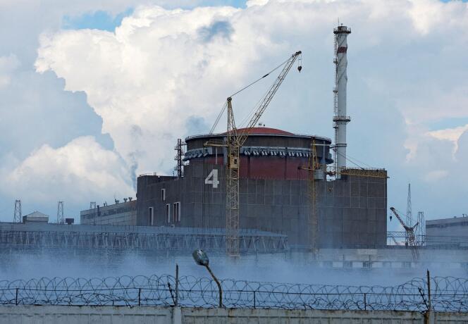 Le complexe nucléaire de Zaporijia, dans le sud de l’Ukraine, le 4 août 2022.