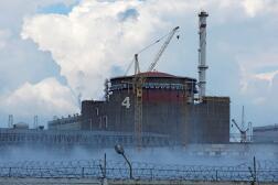 La centrale nucléaire de Zaporijia, en Ukraine, le 4 août 2022. 