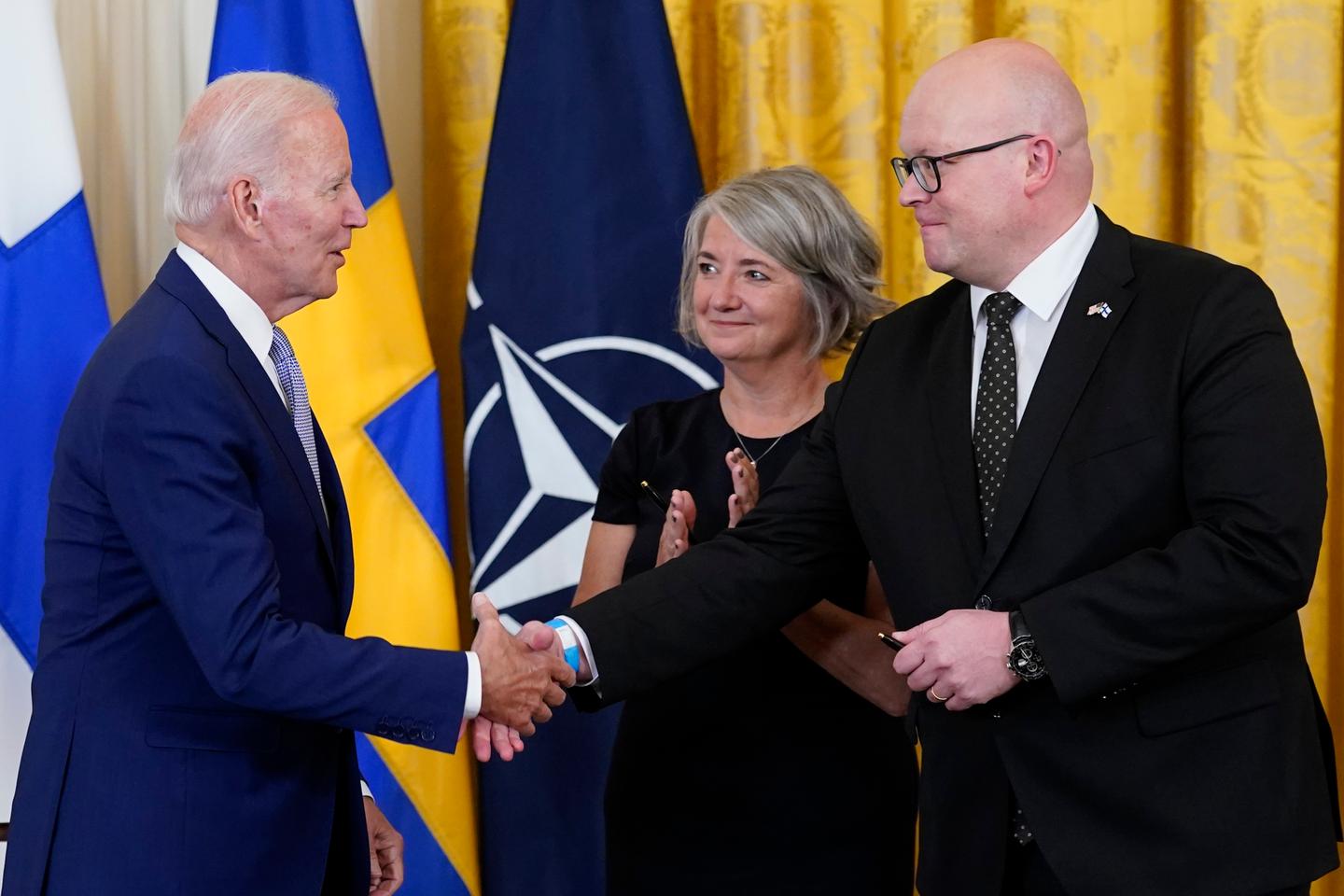 Biden signs ratification of Sweden and Finland’s bids to join NATO