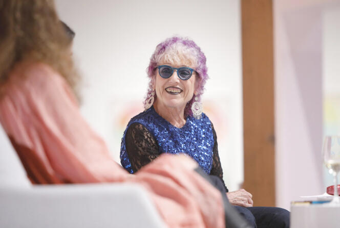 L'artiste visuelle Judy Chicago, photographiée ici en septembre 2019 à Los Angeles (Californie), est largement présente dans le documentaire de Johanna Demetrakas, « Feminists.  a quoi pensaient-ils?  