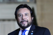 El Salvador's vice-president Felix Ulloa in Paris, November 11, 2019.