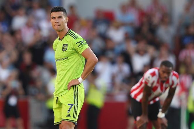 Cristiano Ronaldo during the match between Manchester United and Brentford, in London, on August 13.