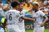 Toulouse s’est imposé 0-3 à Troyes, dimanche 14 août, lors de la 2e journée de Ligue 1. (Photo by FRANCOIS NASCIMBENI / AFP)