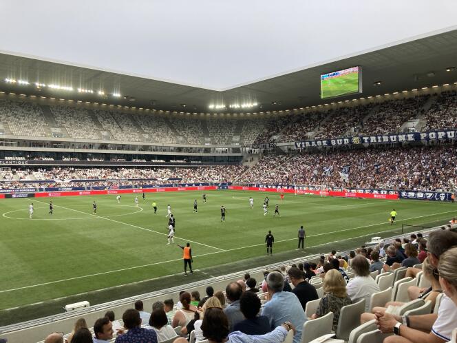 During the L2 meeting between the Girondins de Bordeaux and Niort, Saturday August 13, at the Matmut Atlantique in Bordeaux.