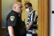 Hadi Matar during his appearance in Chautauqua County Court in Mayville, New York. August 13, 2022.