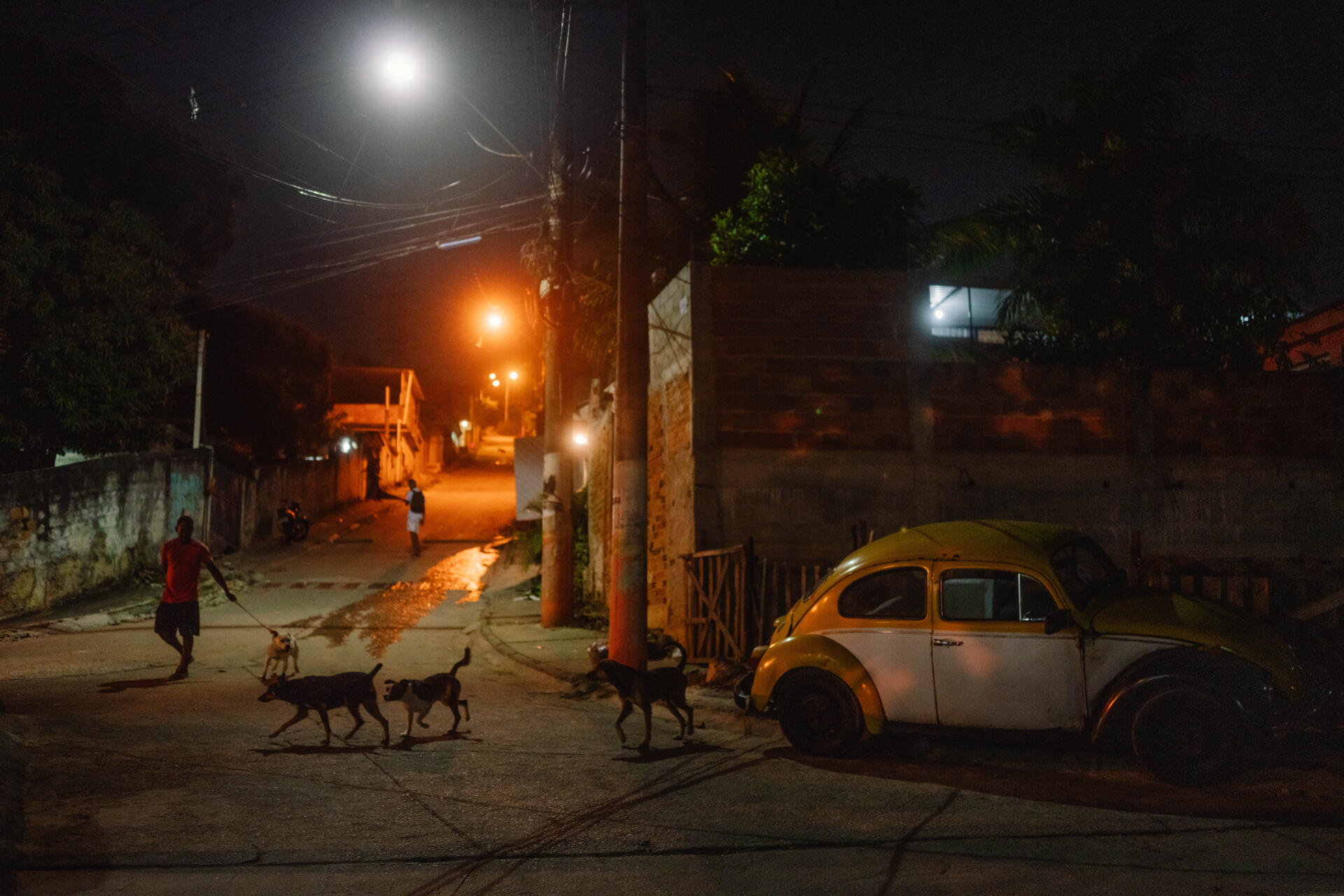 A street in the community of Parque dos Ferreiras, in Belford Roxo (Brazil), on August 3, 2022.