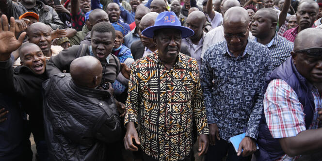 El candidato fallido a las elecciones presidenciales de Kenia, Raila Odinga, el martes 16 de agosto en Nairobi. 