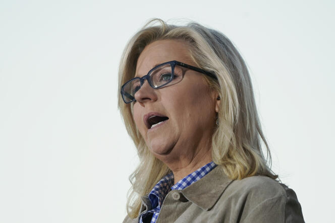 Liz Cheney speaks Tuesday, Aug. 16, 2022, at a primary Election Day gathering in Jackson, Wyoming. Cheney lost to challenger Harriet Hageman in the primary.