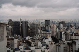 Paysage urbain du centre-ville de São Paulo.