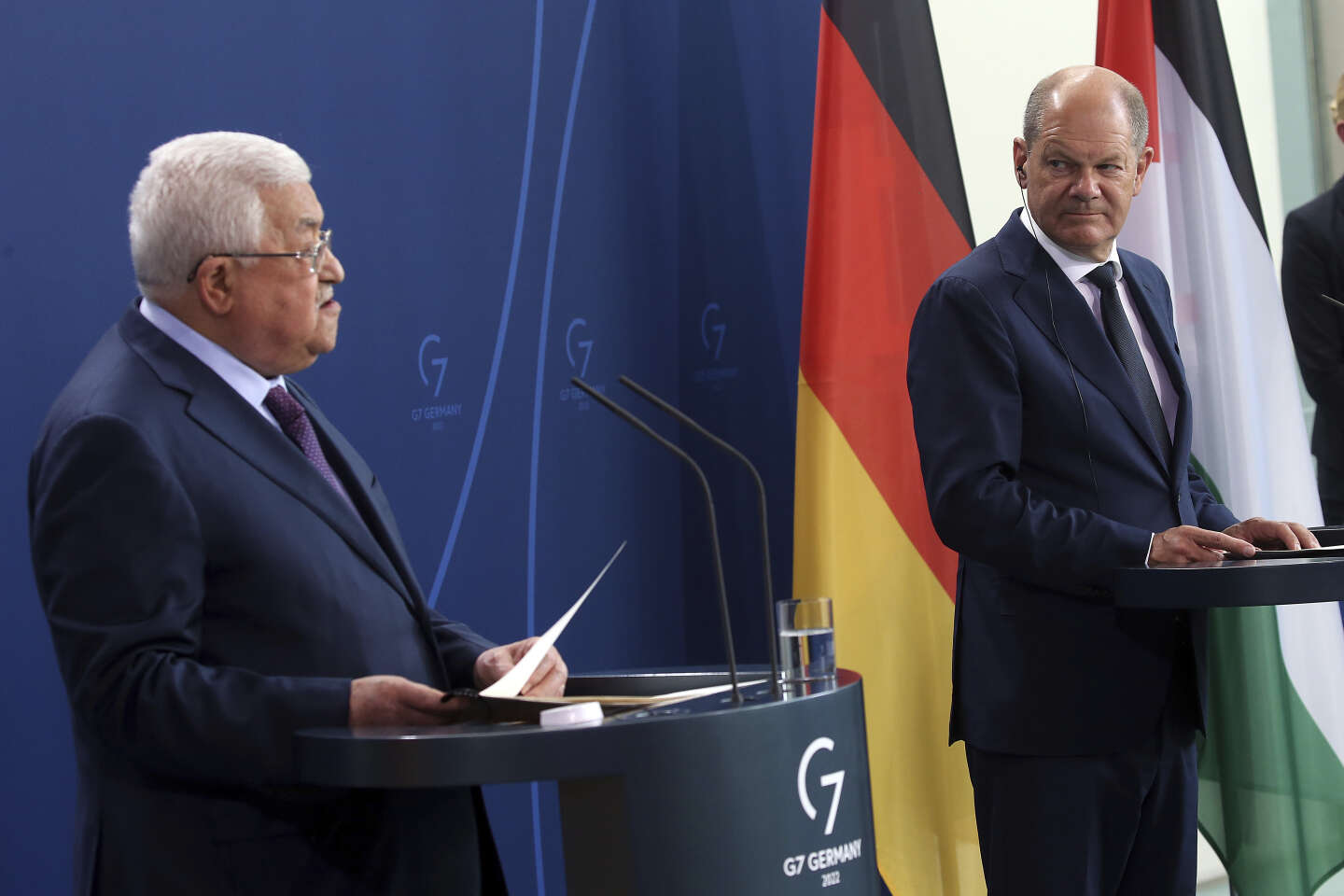 Alemania condena las declaraciones de Mahmoud Abbas que comparan la política de Israel en los territorios palestinos con un «holocausto»