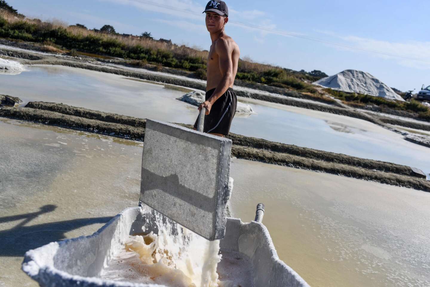 Loire-Atlantique : à Guérande, la sécheresse provoque une récolte de sel  exceptionnelle