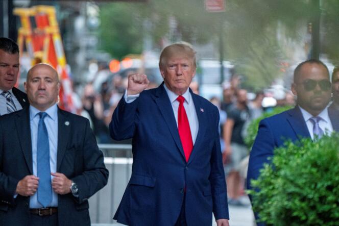 Donald Trump à New York, le 10 août 2022.