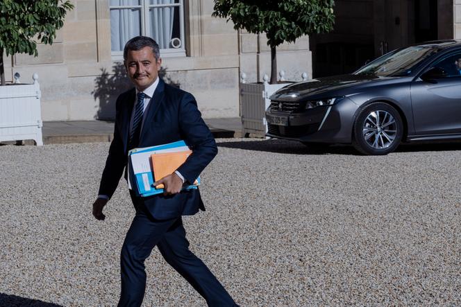 Interior Minister Gerald Darmanin, at the Elysee Palace, August 24, 2022.