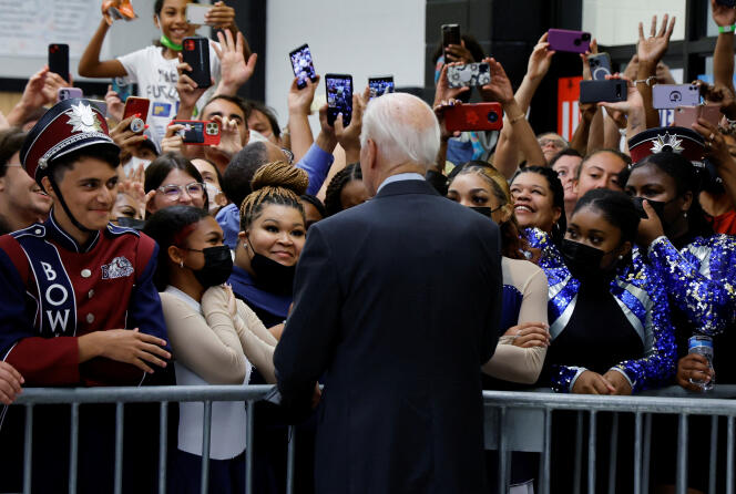 El presidente Joe Biden en una convención demócrata en Rockville (Maryland), el 25 de agosto de 2022.