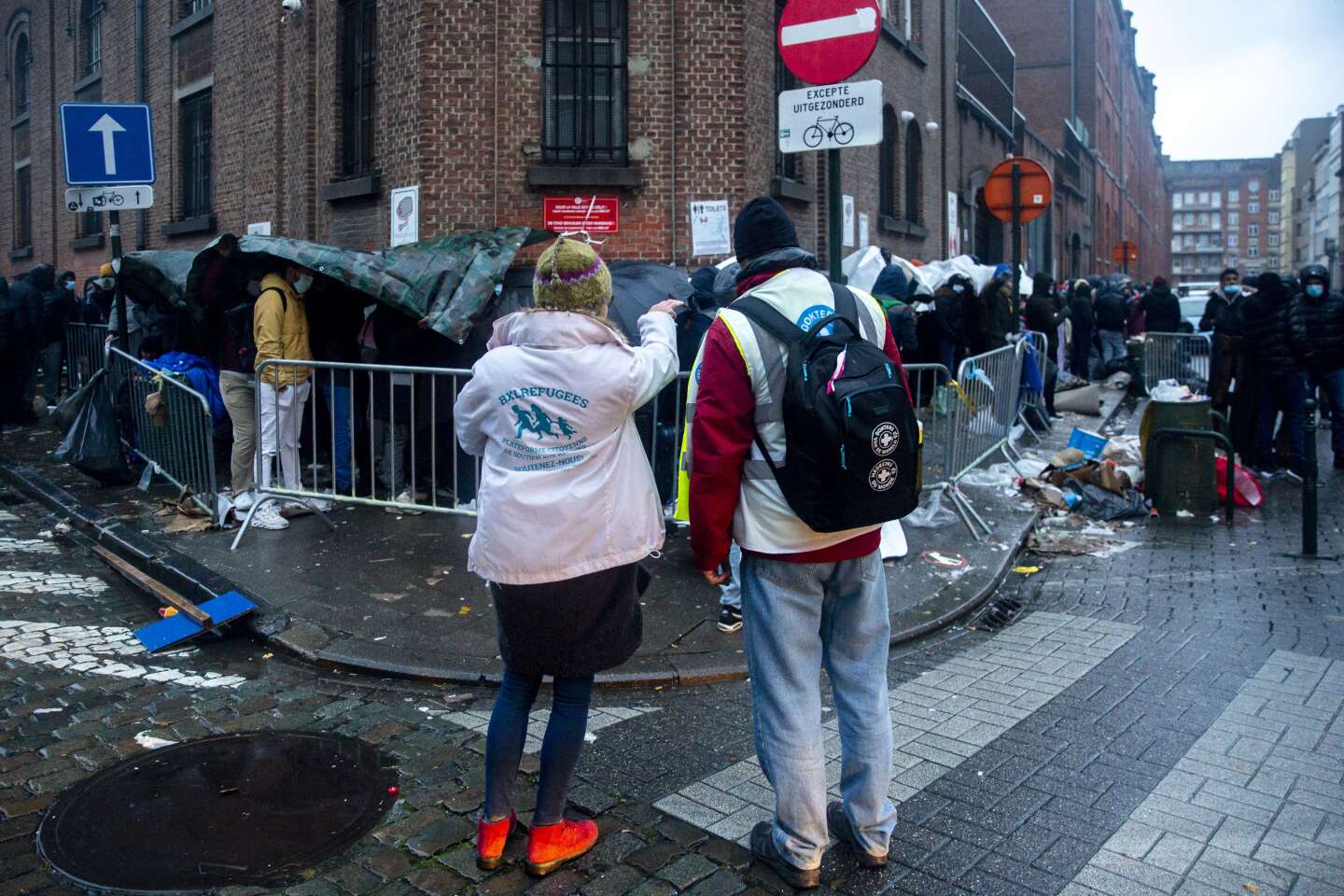 A Bruxelles, les demandeurs d'asile dorment dans la rue