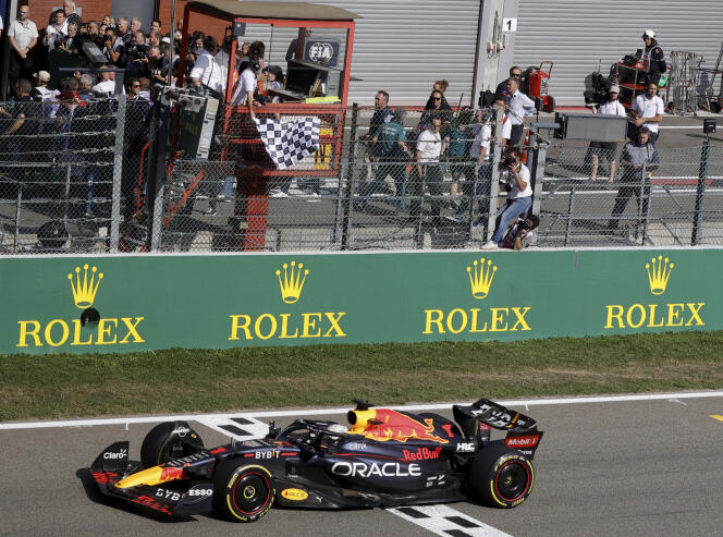Max Verstappen won at Spa, for the Belgian Grand Prix, on August 28, 2022.
