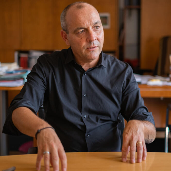 Laurent Berger, secrétaire général de la CFDT, dans son bureau à Paris, le 29 août 2022. 