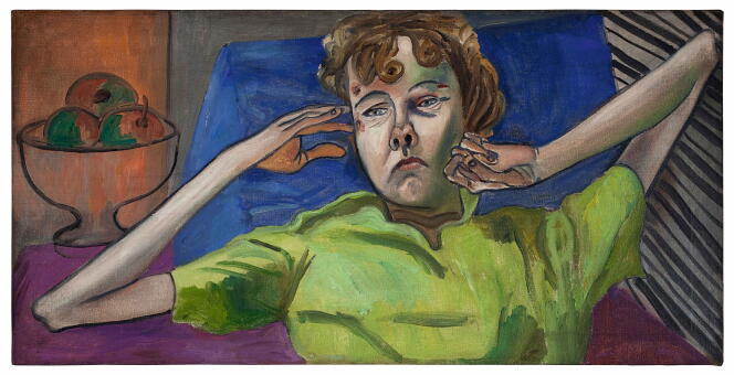 “Peggy” (circa 1949), by Alice Neel: oil on canvas, collection of James Kenyon, Los Angeles, California.