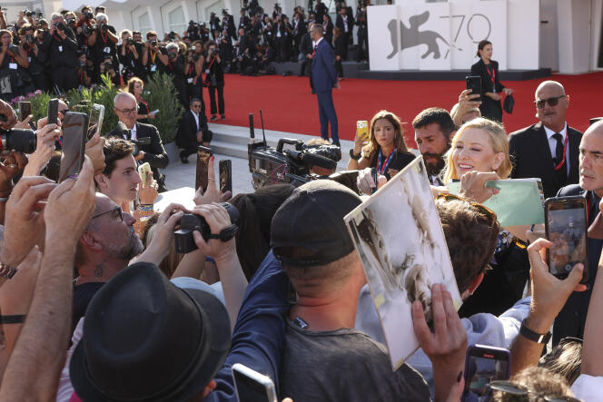 La actriz Cate Blanchett, en el Festival de Cine de Venecia, 1 de septiembre de 2022.