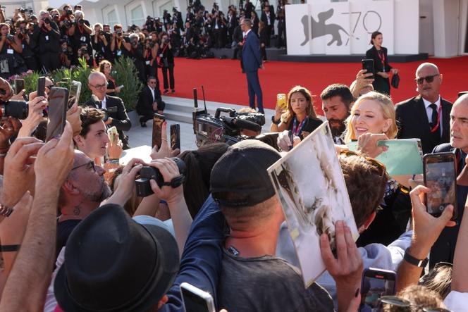 Actress Cate Blanchett, at the Venice Film Festival, September 1, 2022.