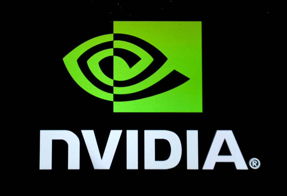 (FILES) In this file photo taken on January 4, 2017 an Nvidia logo is shown on a screen during a keynote address by Nvidia Founder, President and CEO Jen-Hsun Huang at CES 2017 at The Venetian Las Vegas on January 4, 2017 in Las Vegas, Nevada. Shares of Nvidia plunged on September 1, 2022 after the chip company disclosed that the US government restricted exports of processing equipment to China and Russia to prevent their militaries from using them. Nvidia was down nearly 11 percent at $134.59 in afternoon trading following the US securities filing outlining the restrictions. (Photo by Ethan Miller / GETTY IMAGES NORTH AMERICA / AFP)