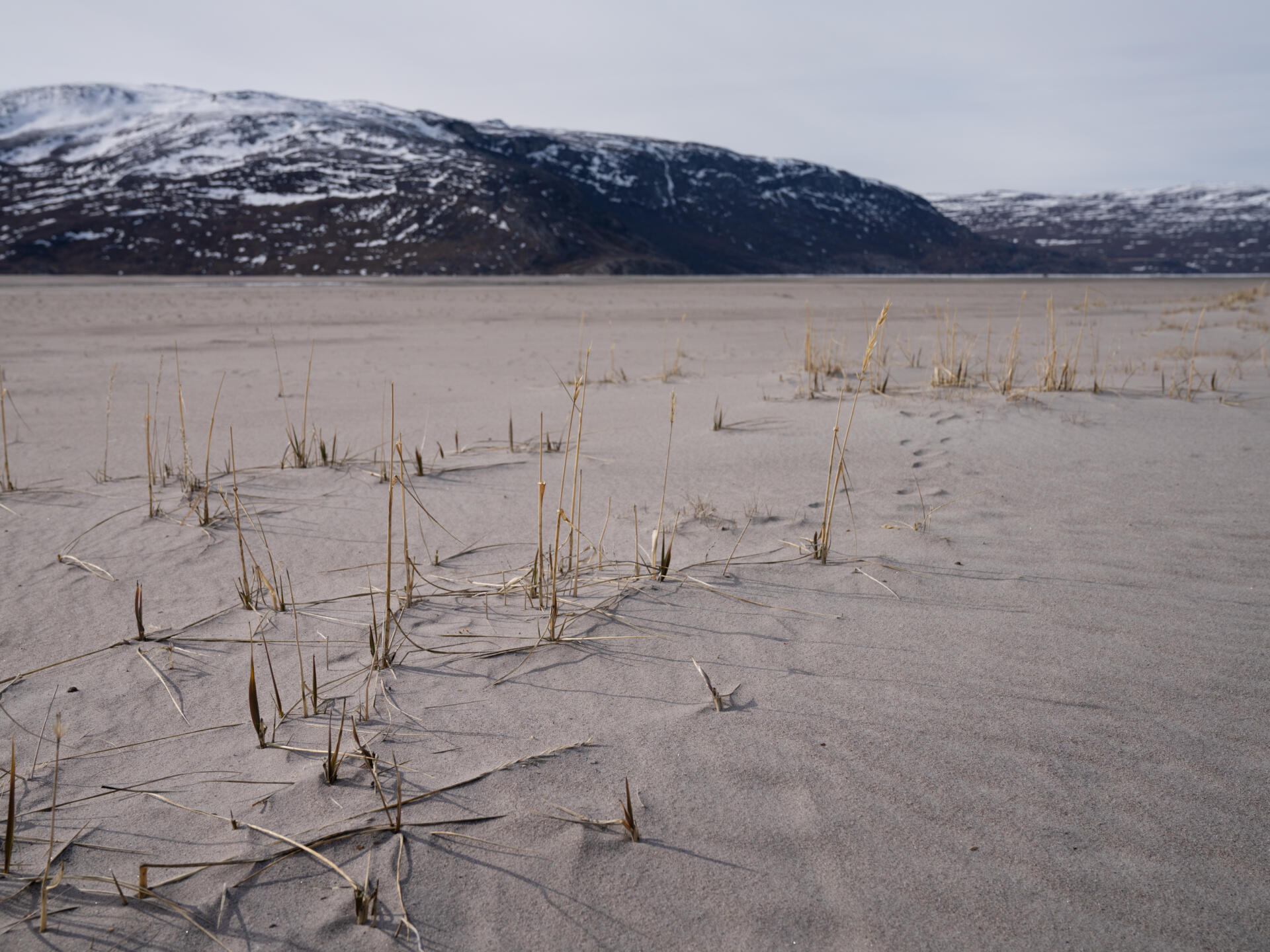 Sondre Strom fjord gives access to a huge sand spit located near Kangerlussuaq under Russell Glacier, here May 23, 2022.