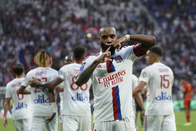 Trained in Lyon, Lacazette is captain of OL this season.