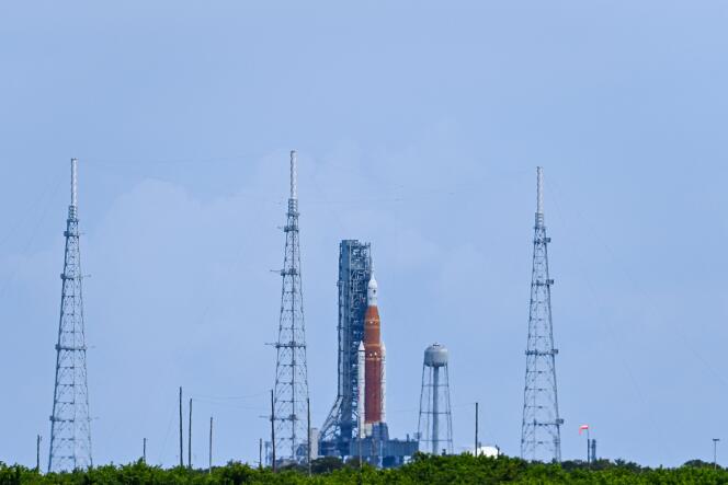 NASA's next-generation lunar rocket at the launch complex in Cape Canaveral, Florida, United States, September 3, 2022.  