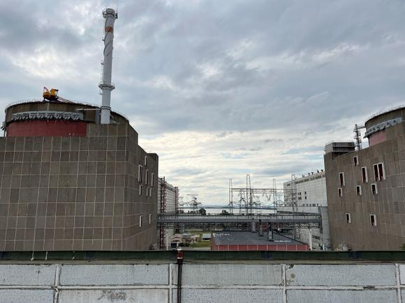 La centrale nucléaire de Zaporijia, en Ukraine, le 7 septembre 2022.